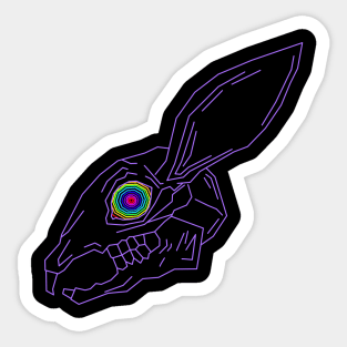 The Creepy Hare Sticker